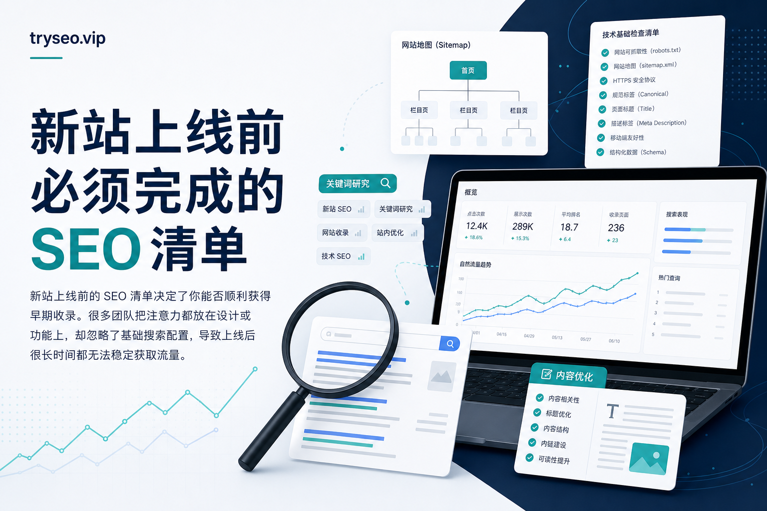 新站上线前必须完成的 SEO 清单
